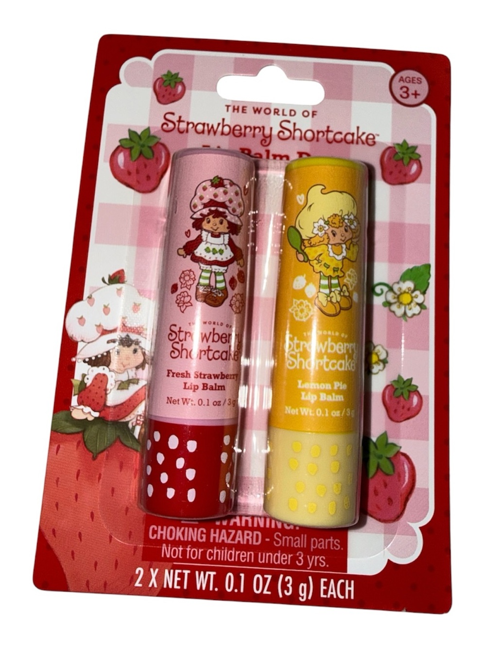 Strawberry Shortcake Lip Balm Duo🍓🍋